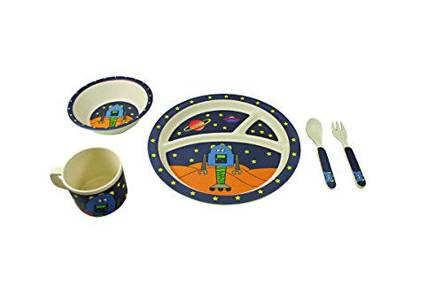 Link The Robot 5 Pcs. Kids Dinnerware Set