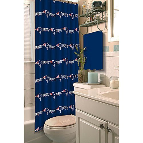 NFL New England Patriots Decorative Bath Collection - Shower Curtain