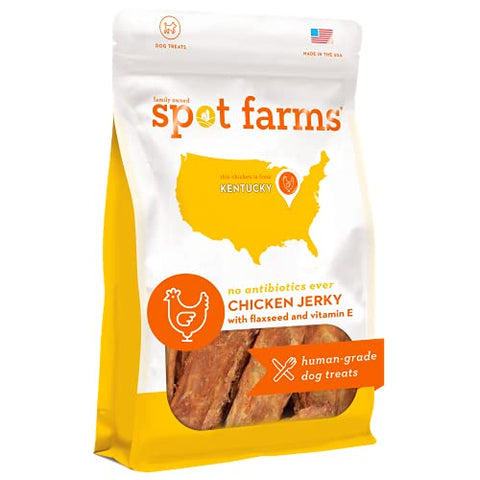 Spot Farms Chicken Jerky With Flax & Vit E