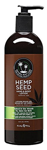 16oz Earthly Body Hemp Seed Lotion - Naked In The Woods