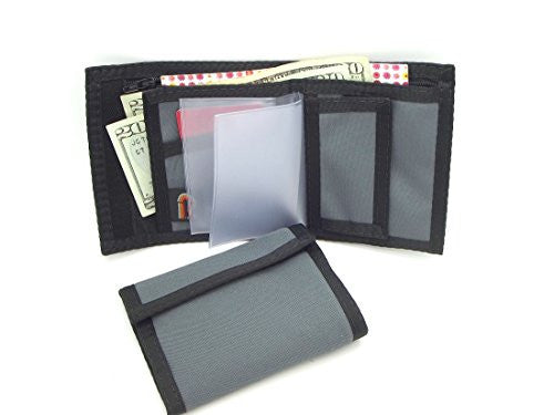 California Wallet with Inside Pocket, Charcoal