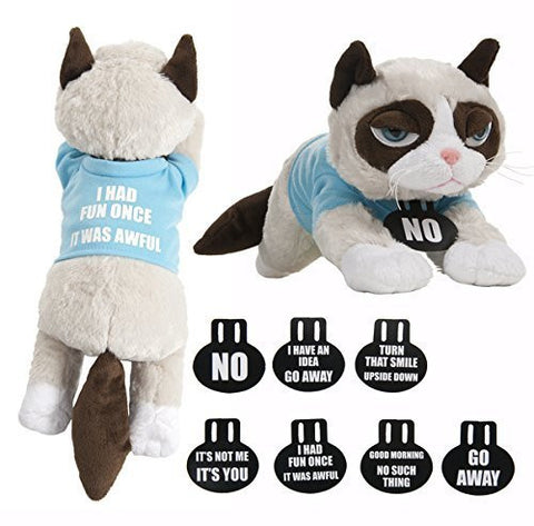 Ganz Grumpy Cat with T-Shirt and Collars