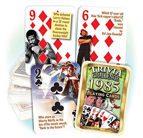 1985 Trivia Playing Cards, 31st Birthday Gift or 31st Anniversary