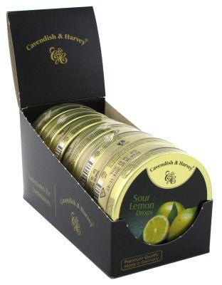 Lemon Fruit Drops in Tin, 1.75 oz
