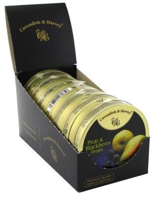 Pear and Blackberry Drops in Tin, 1.75 oz