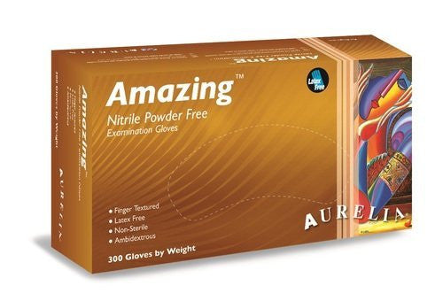 Amazing Nitrile Exam Gloves-Medium-300/Box