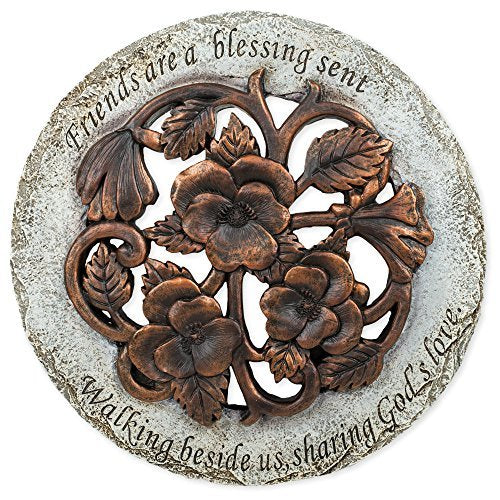 12"D Flower Stepping Stone - Round