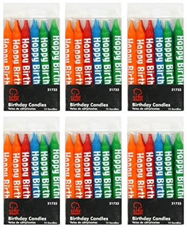 Happy Birthday Candles - 12 pk