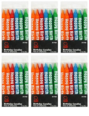Happy Birthday Candles - 12 pk