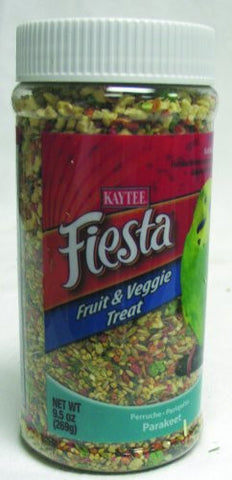 KAYTEE 9.5OZ KEET FRUIT & VEGETABLE JAR FIESTA