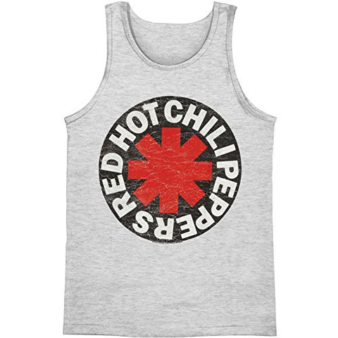 Red Hot Chili Peppers Distressed Asterisk Mens Tank Size L
