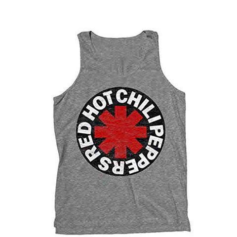 Red Hot Chili Peppers Distressed Asterisk Mens Tank Size S