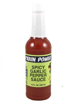 Cajun Power Products Garlic Pepper Sauce Spicy 10oz