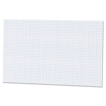 Ampad Specialty Pads and Books, 11 x 17, 4 sq./inch Quad Ruled, White