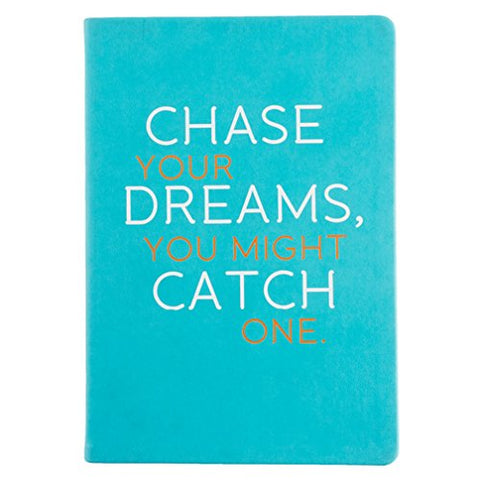 Style Journal 6x8", Chase Your Dreams, Aqua