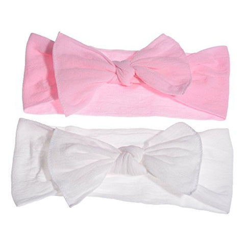 Baby Bling Knot, White and Pink