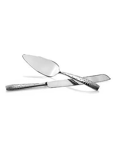 Nambe Dazzle Cake Knife and Server Set