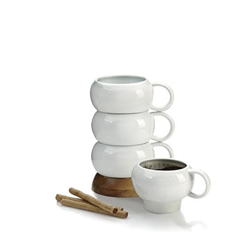 Nambe Bulbo Mug Stack - Set of 4