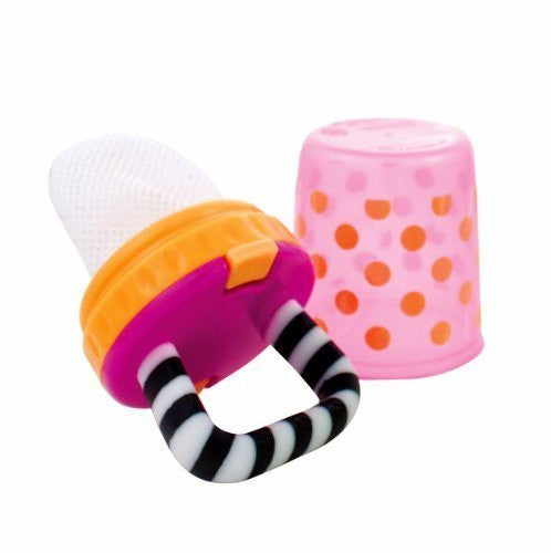 Sassy Teething Feeder - 1 Count - Pink Orange