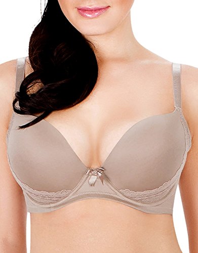 CASEY Plunge Molded Bra 40G, European Nude