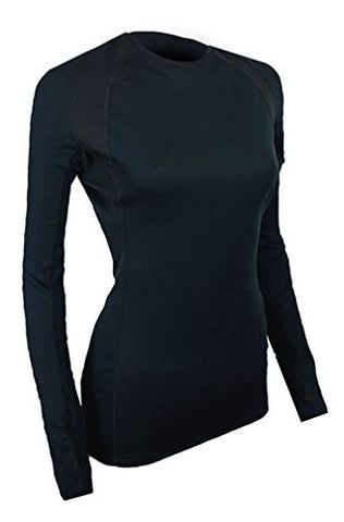 Women's Max Ride Sync 2.0 Crew - Black/Black - Large