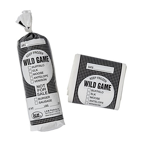1 lb. Wild Game Bags - 1000 count (full box)