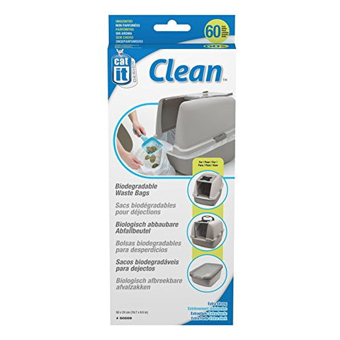 Catit 50559 Biodegradable Litter Catcher Bags (60 Pack)