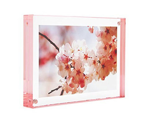 Color Edge Magnet Frame, 5 x 7 inches, Rose