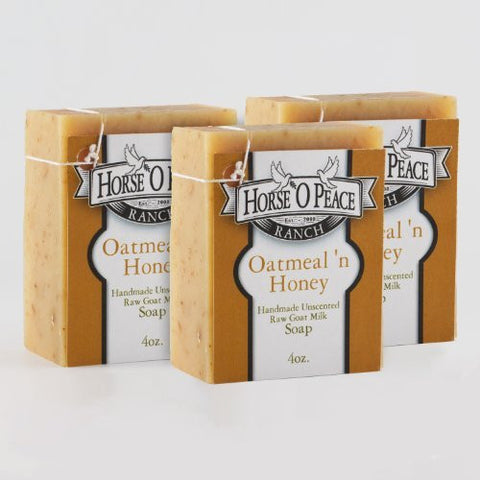 Oatmeal 'n Honey Goat Milk Bar Soap - 4 oz.