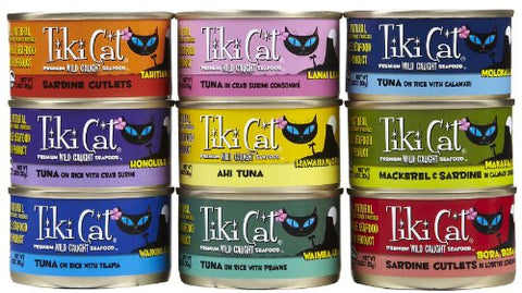 Tiki Cat King Kamehameha Luau Variety Pack - 12 x 2.8 oz