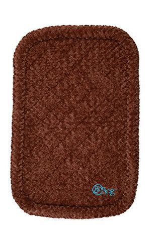 goDog BedZZZ Shag Bolster Cocoa - Large 35" X 23"