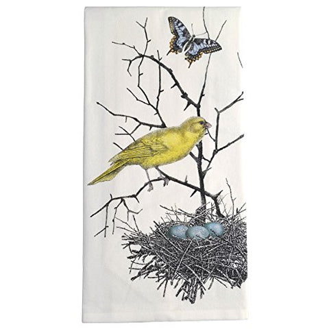 Bird Nest Cotton Flour Sack Dish Towel