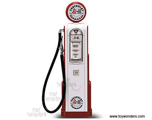 Yatming - Digital Gas Pump Chevrolet Corvette (1/18 scale diecast model, White)