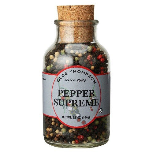 Gourmet Pepper and Salt, Pepper Supreme, 5.8 oz Small Jar