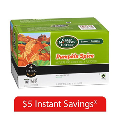 Green Mountain Coffee, Pumpkin Spice, FALL LTO, k-cup