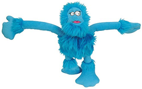 goDog Crazy Tugz Sasquatch with Chew Guard - Blue, Small 12"