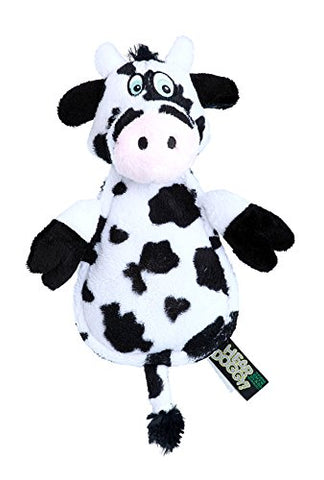 Hear Doggy Flatties - Cow with Chew Guard 12"