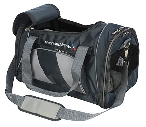 Sherpa Pet American Airlines Duffle - Medium, Charcoal, 17" x 11" x 10.5"