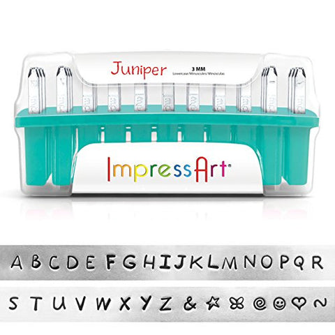 Juniper, Uppercase - 3mm