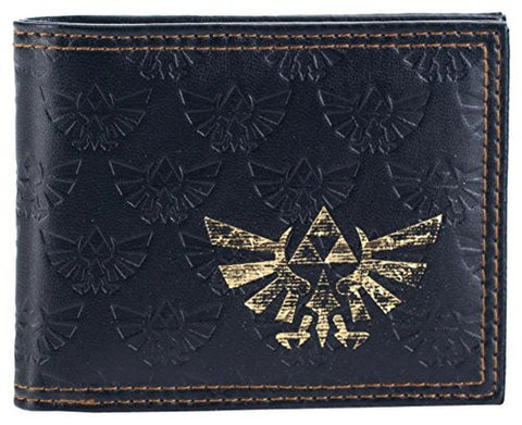Nintendo Zelda All Over Emboss with Gold Foil Bi-Fold Wallet
