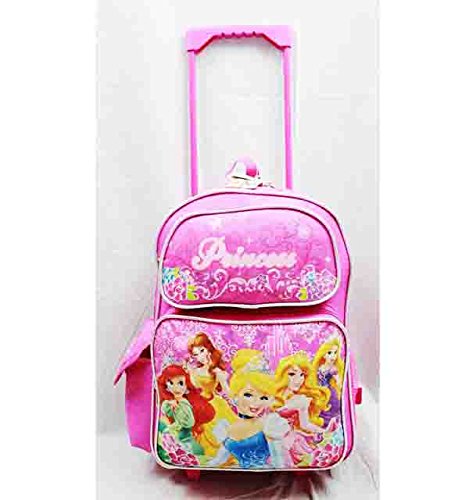 Disney Princess Large, Size 17 x 12 x 5 Rolling Backpack