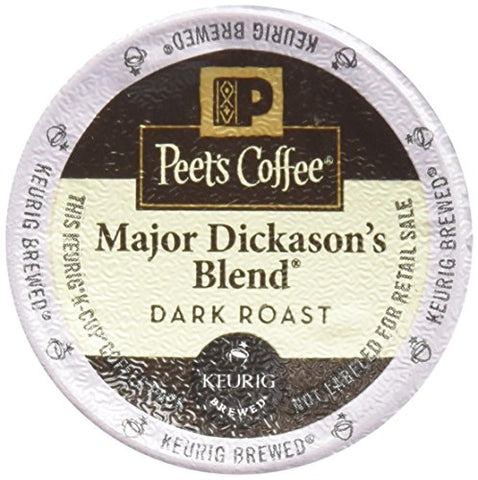 Peets Coffee, Major Dickason's Blend- 16ct, dark roast, k-cup