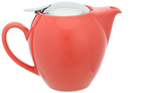 Bee House Ceramic 22 Ounce Round Teapot (Carrot)