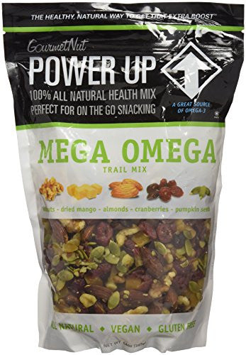 Gourmet Nut Power Up Mega Omega Trail Mix 14oz