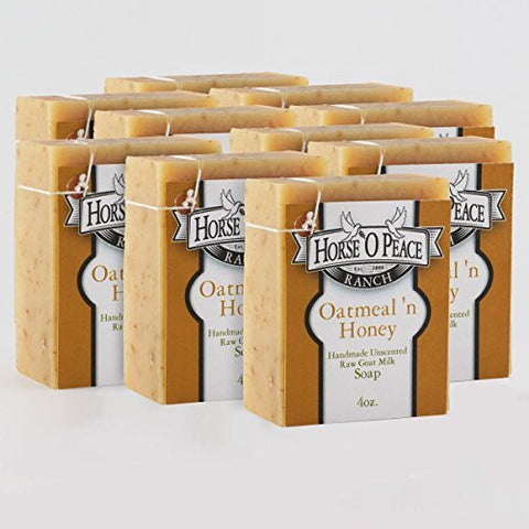 Oatmeal 'n Honey Goat Milk Bar Soap - 4 oz.