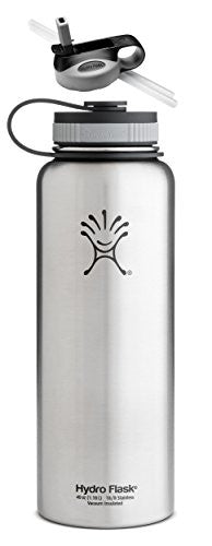 Hydro Flask Insulated Wide Mouth Stainless Steel Water Bottle, Acai Pu –  Capital Books and Wellness