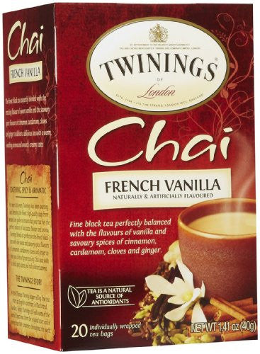 French Vanilla Chai Teabags, 20's