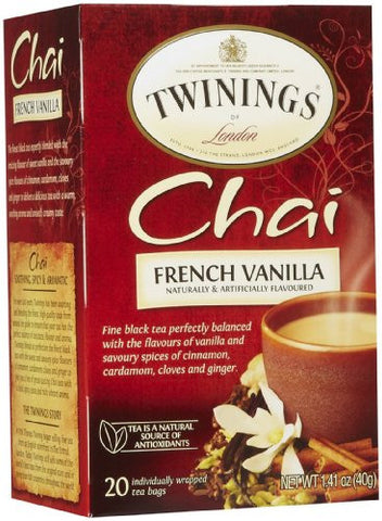 French Vanilla Chai Teabags, 20's