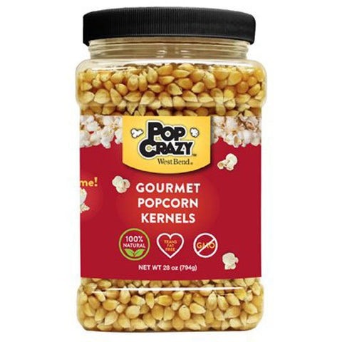 West Bend Pop Crazy Gourmet Popcorn Kernels, 28 oz