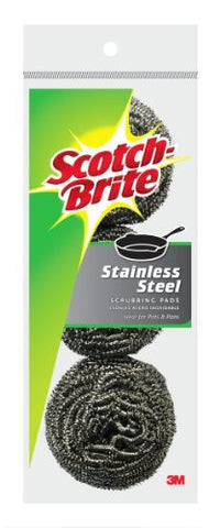 Stainless Steel Scouring Pad  3pk